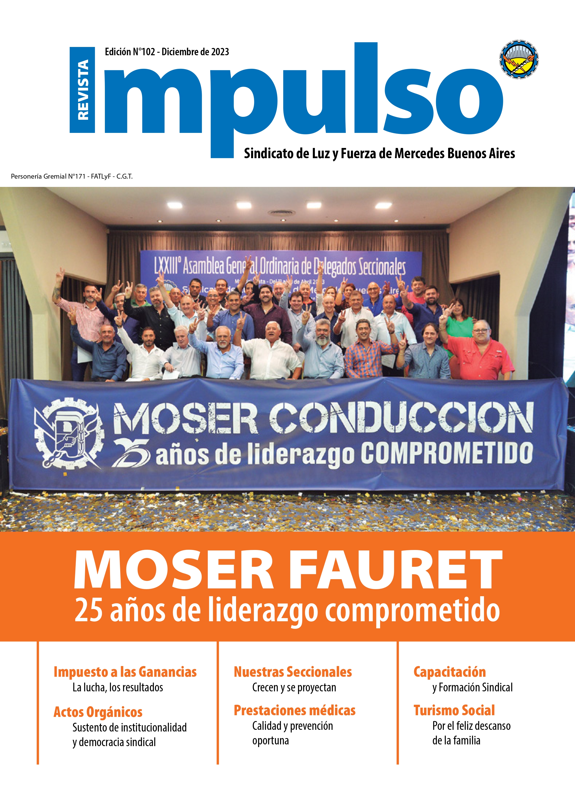 Tapa de la Revista Impulso Nº 102
