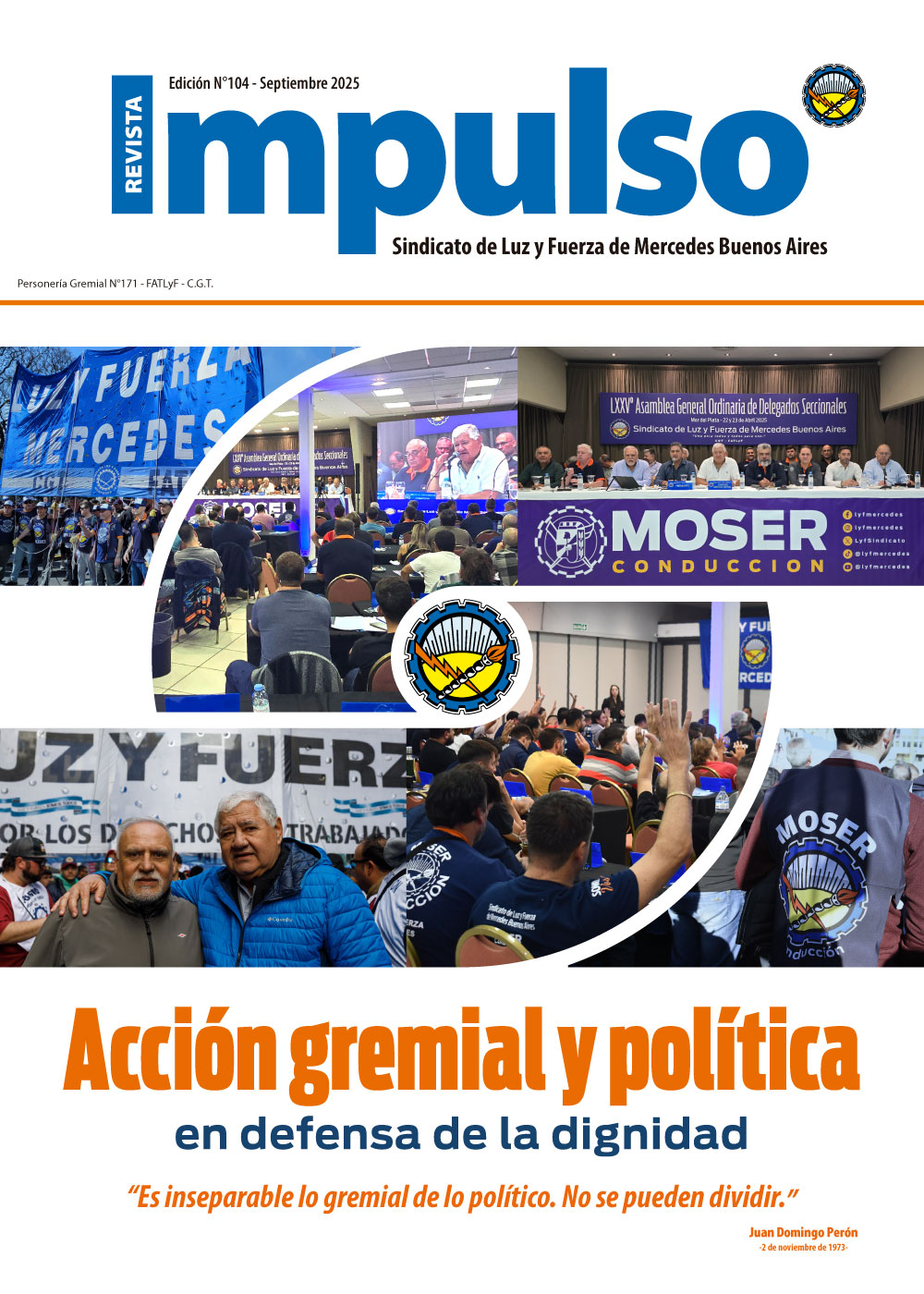 Tapa de la Revista Impulso Nº 104